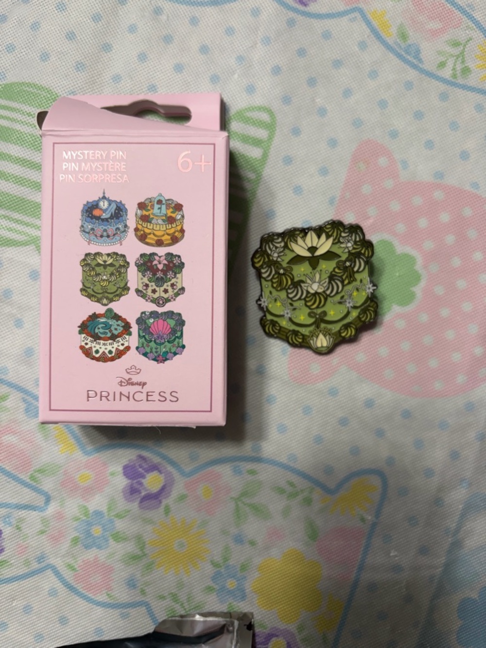Disney Princess Tiana Floral Cake Enamel Pin